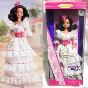 1996 Puerto Rican Barbie, Dolls of the World Collector Edition, Mattel 16754